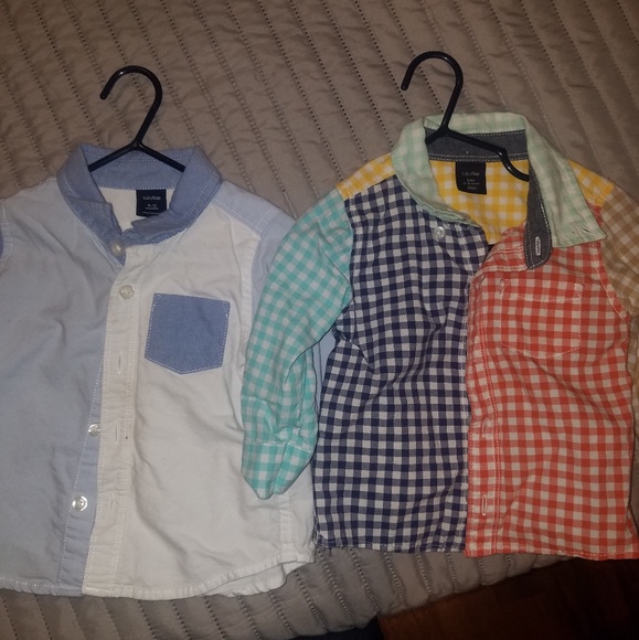 2 shirt baby Boy 12 months - Picture 1 of 5